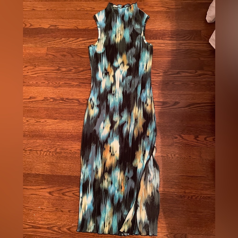 Future collective patterned midi dress